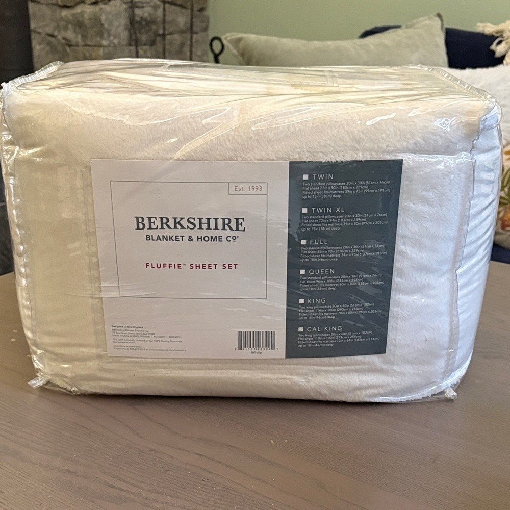 Berkshire Fluffie Sheet Set - White